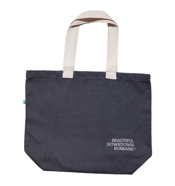 Beautiful Downtown Burbank® Charcoal Recycled Shopping Tote