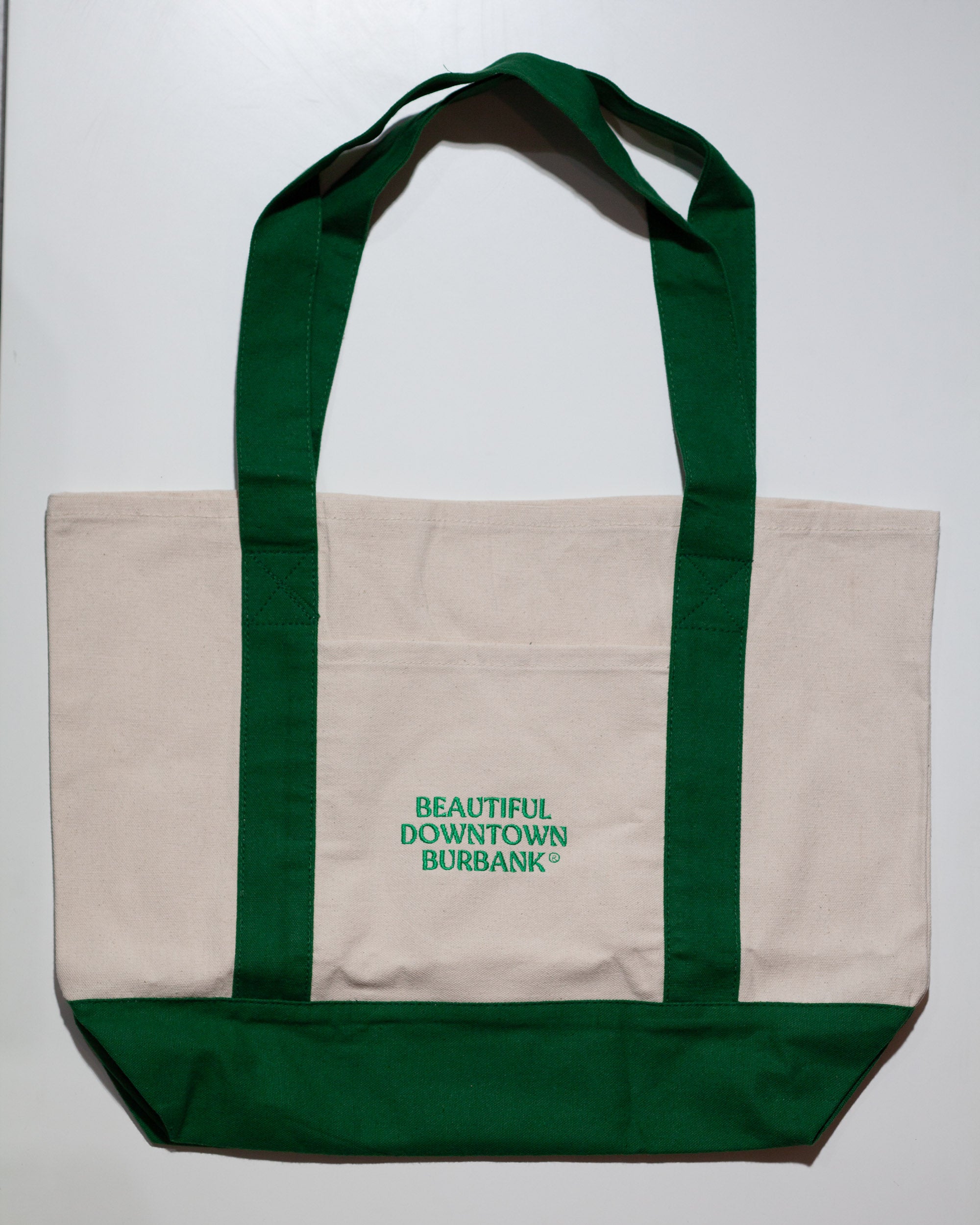 BDB® Green Canvas Shopping Tote