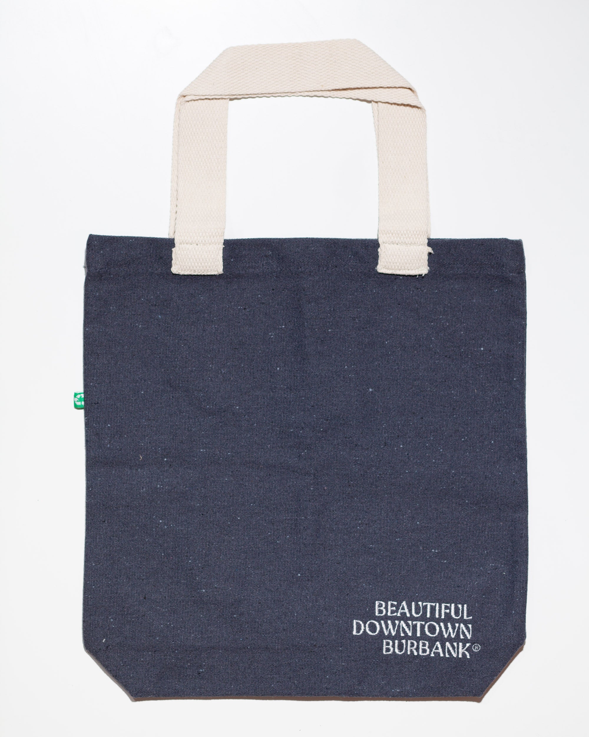 BDB® Charcoal Recycled Canvas Tote Bag With Bottom Gusset