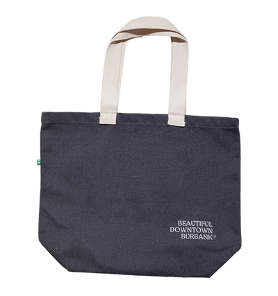 Beautiful Downtown Burbank® Charcoal Recycled Shopping Tote