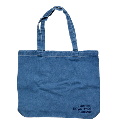 Beautiful Downtown Burbank® Washed Denim Tote